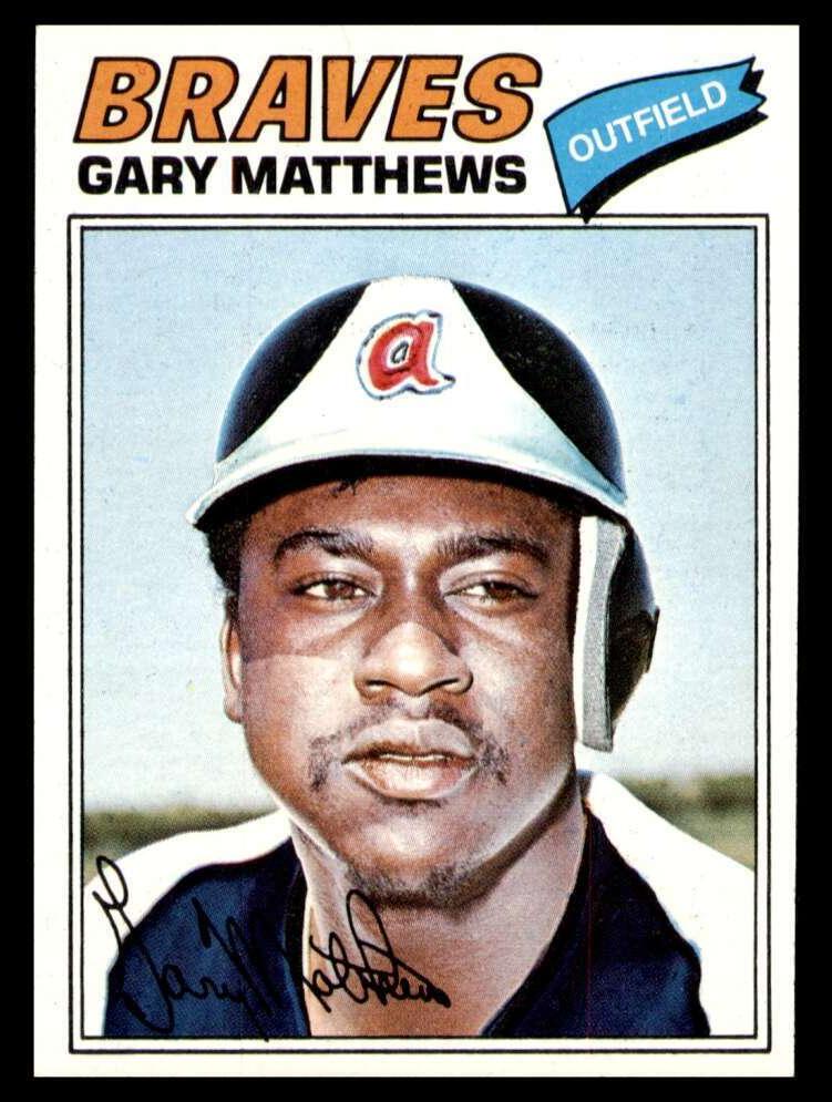 1977 Topps Gary Matthews #194 card
