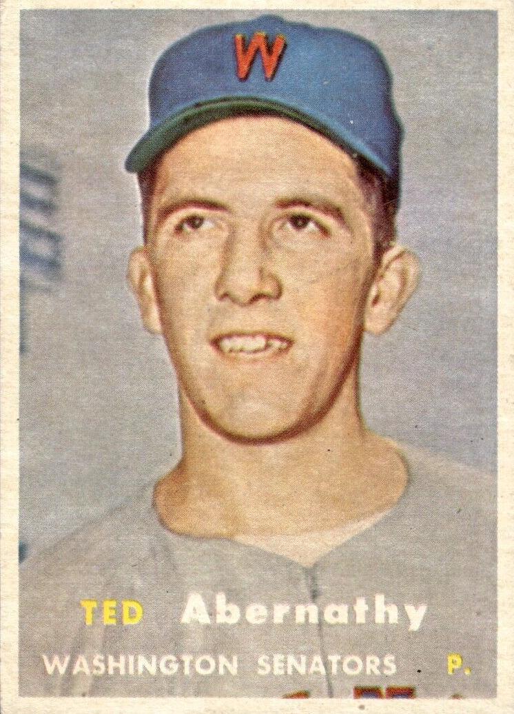1957 Topps Ted Abernathy #293 card