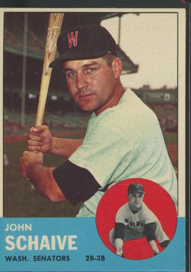 1963 Topps John Schaive #356 card
