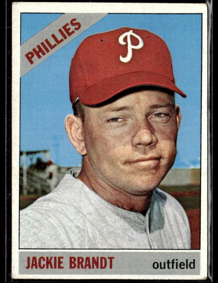 1966 Topps Jackie Brandt #383 card