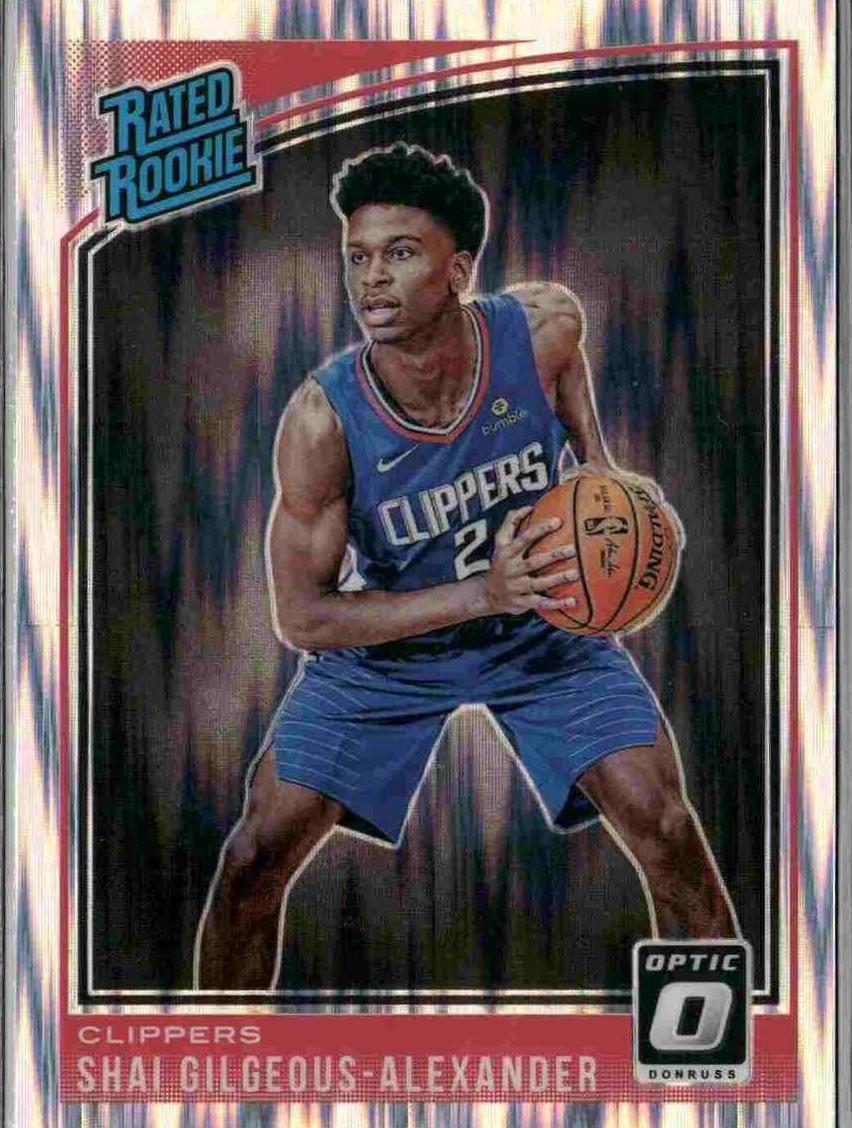 2018 Panini Donruss Optic SHOCK #162 S.Gilgeous-Alexander front