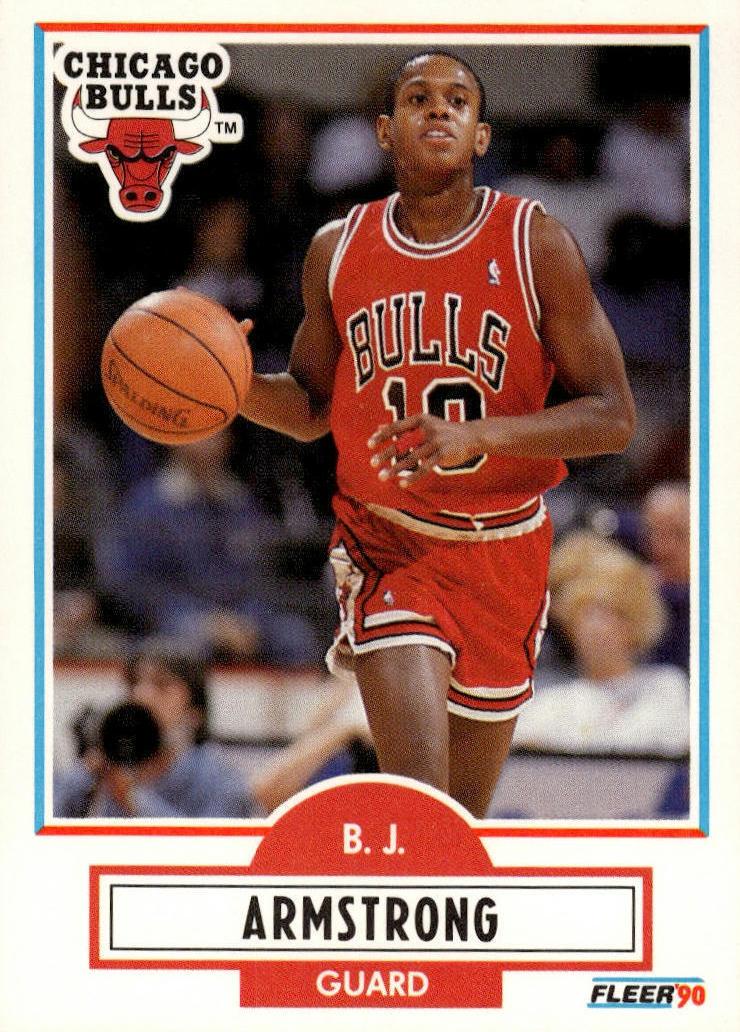 B.J. Armstrong 1990 Fleer Basketball