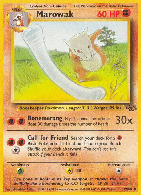 Marowak 1999 Pokemon Jungle