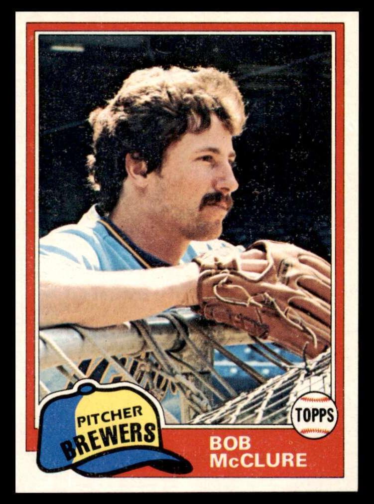 1981 Topps Bob McClure #156 card