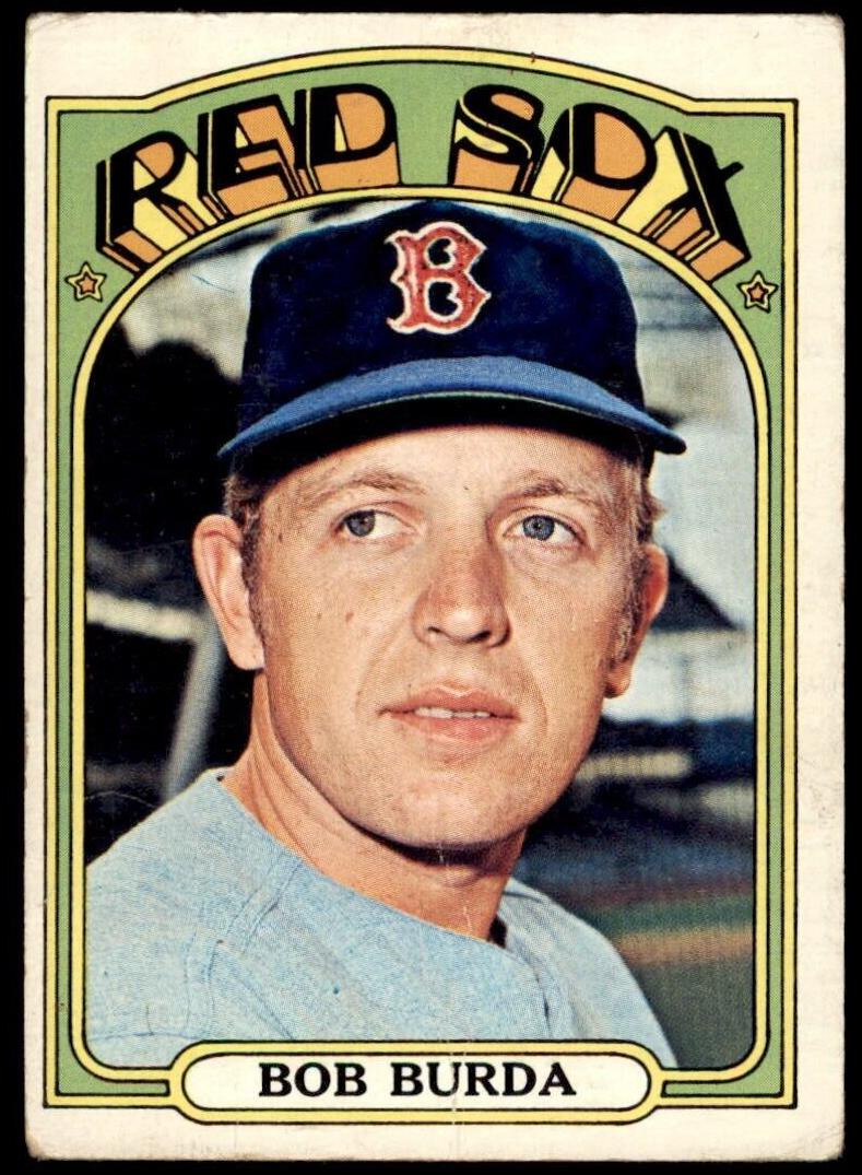 1972 Topps Bob Burda #734 card