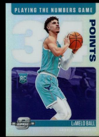 2020 Panini Contenders Optic LaMelo Ball #18 card