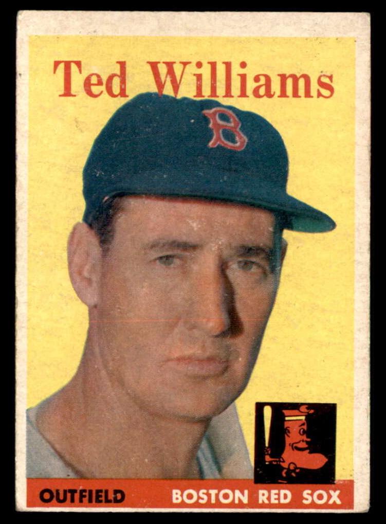 1958 Topps #1 Ted Williams front