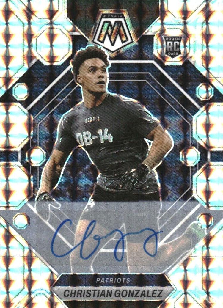 Christian Gonzalez 2023 Mosaic Football card