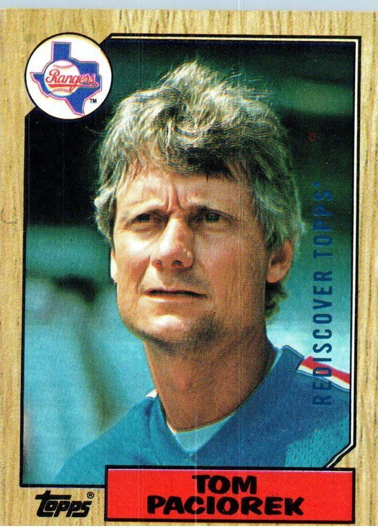 1987 Topps Tom Paciorek #729 card