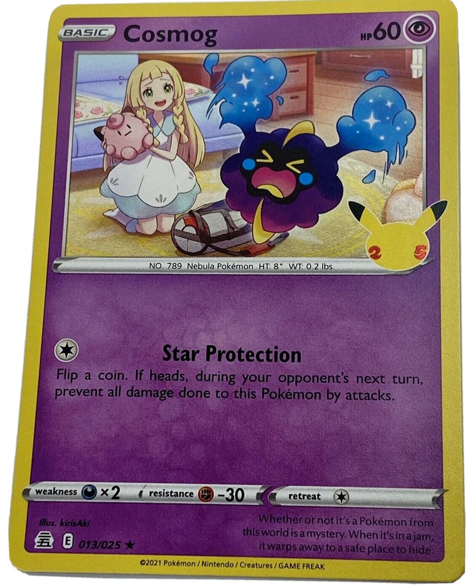 Cosmog 2021 Pokemon Celebrations