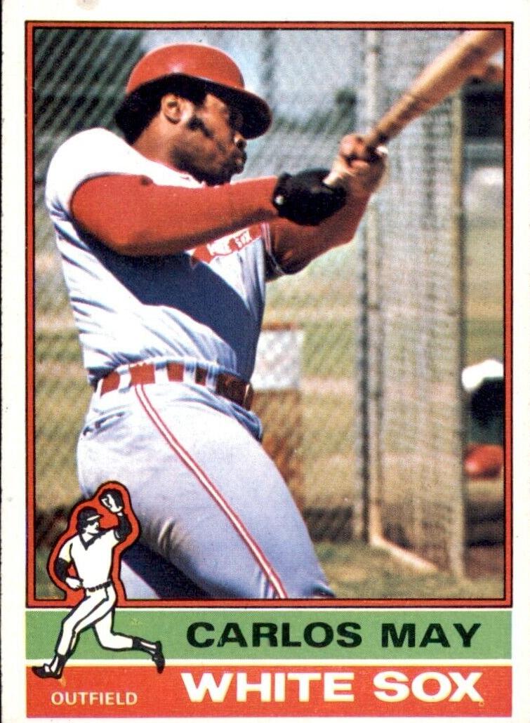 1976 Topps Carlos May #110 card