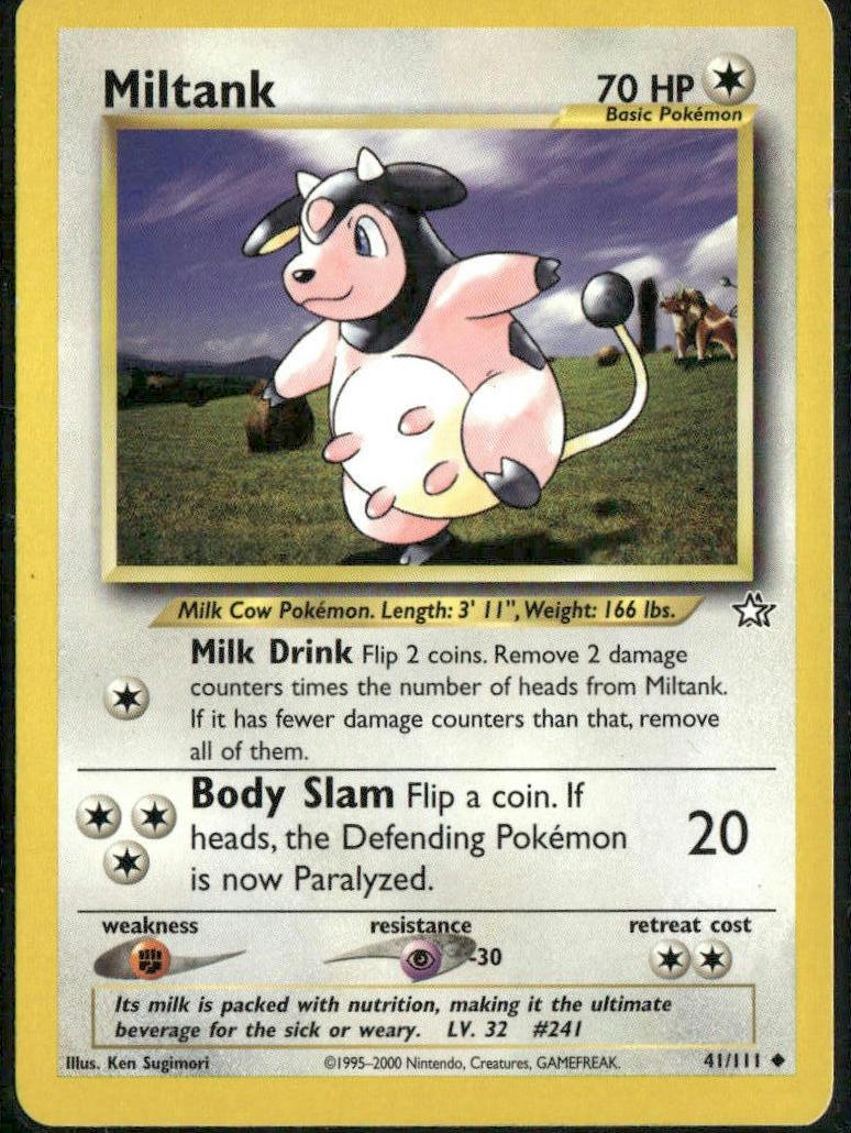 Miltank 2000 Pokemon Neo Genesis