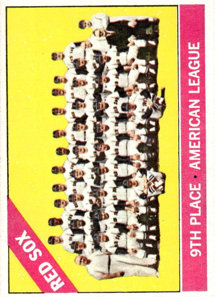 1966 Topps Red Sox Team #259 card