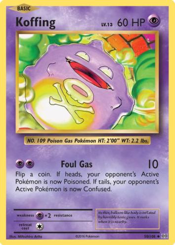 Koffing 2016 Pokemon XY Evolutions