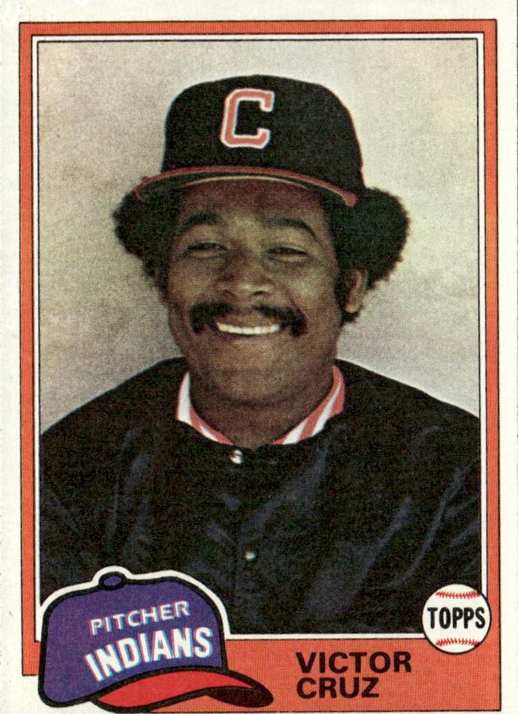 1981 Topps Victor Cruz #252 card