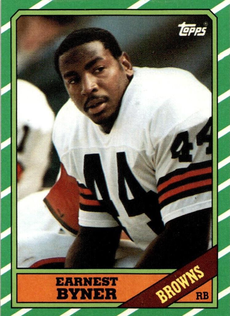 Earnest Byner 1986 Topps Football