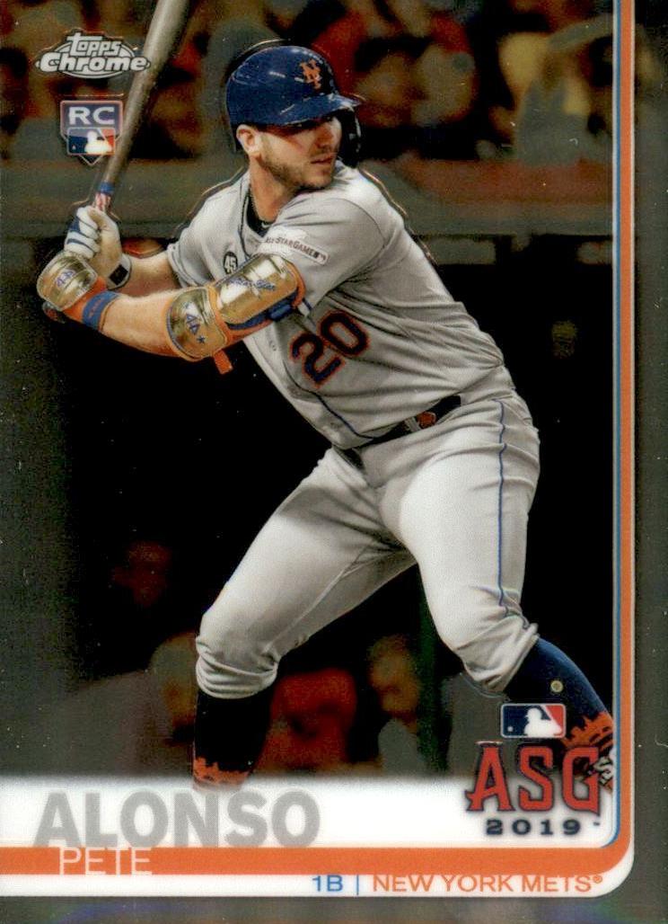2019 Topps Chrome Update Pete Alonso #86 card