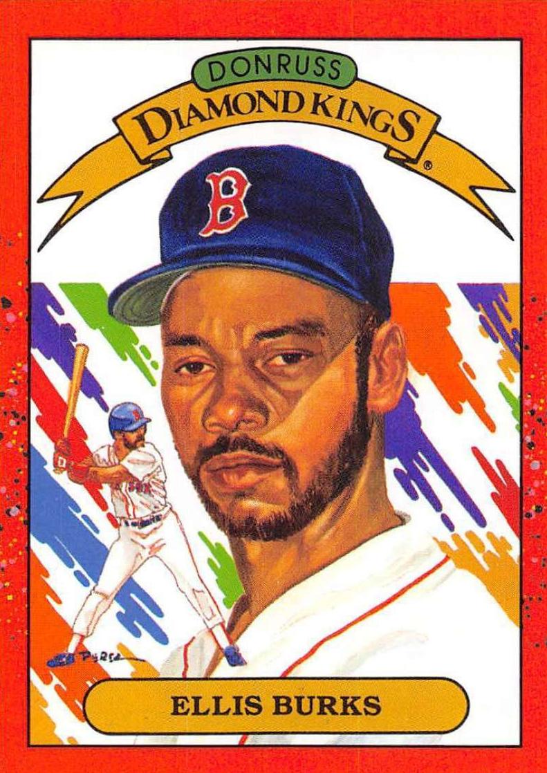 Ellis Burks 1990 Donruss Diamond Kings Baseball