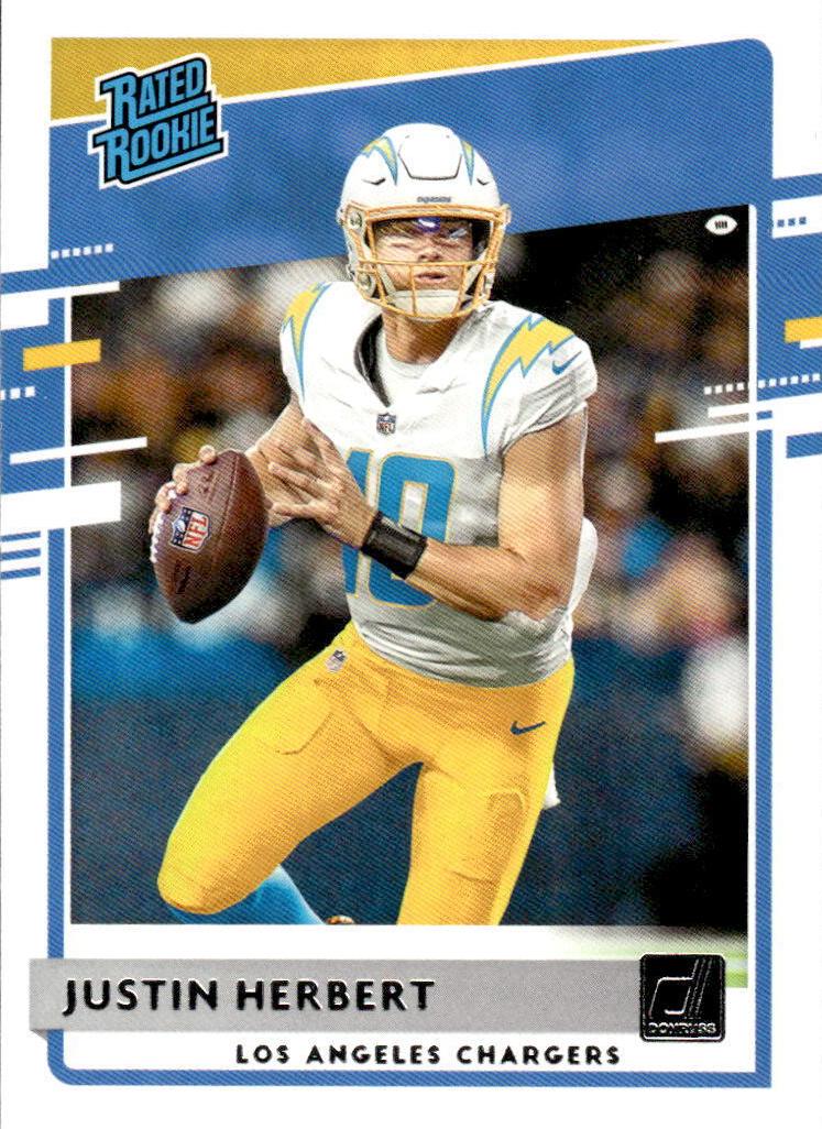 2020 Panini Donruss Base #303 Justin Herbert front