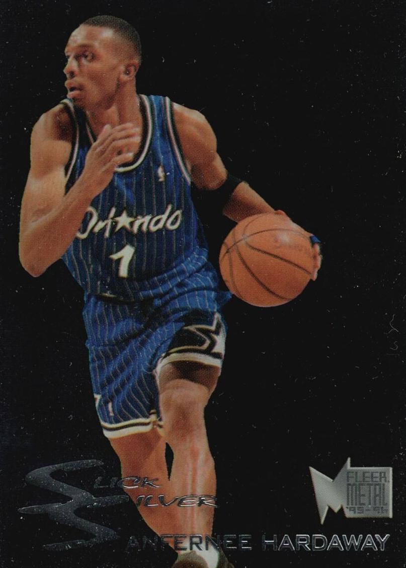 1995 Metal Slick Silver Anfernee Hardaway #2 card