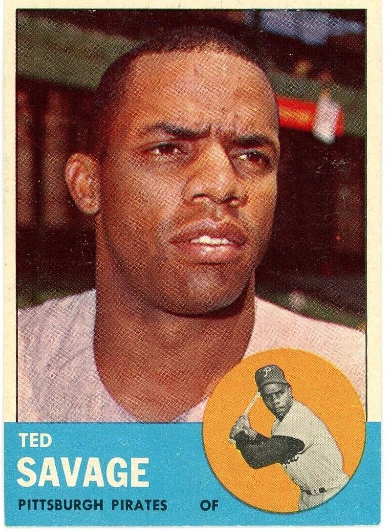 1963 Topps Ted Savage #508 card