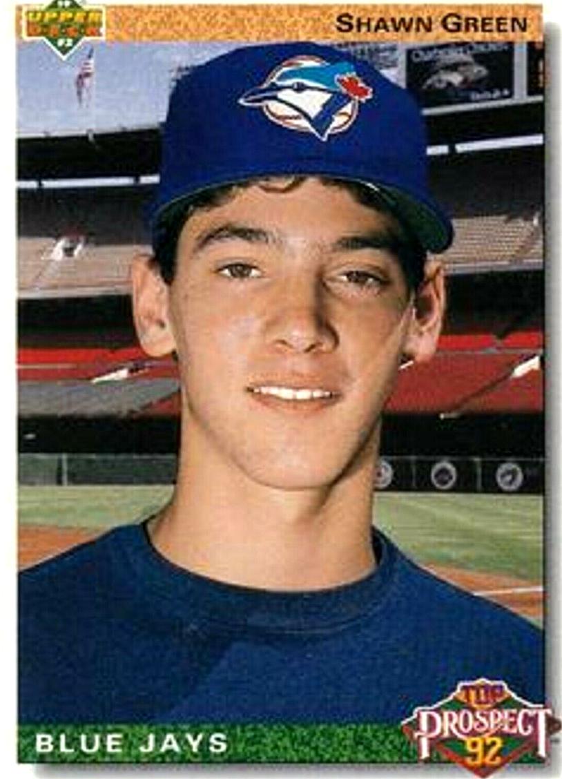 Shawn Green 1992 Upper Deck Top Prospects Baseball