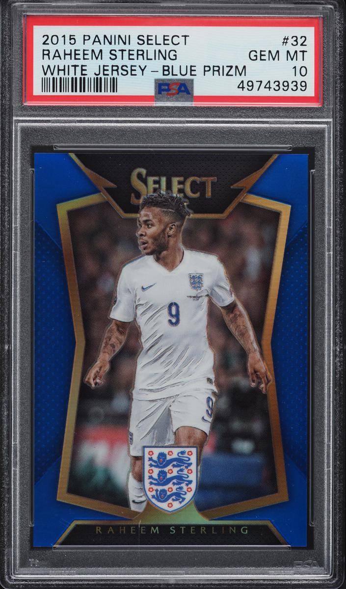 2015 Panini Select Raheem Sterling [Blue] #32 card