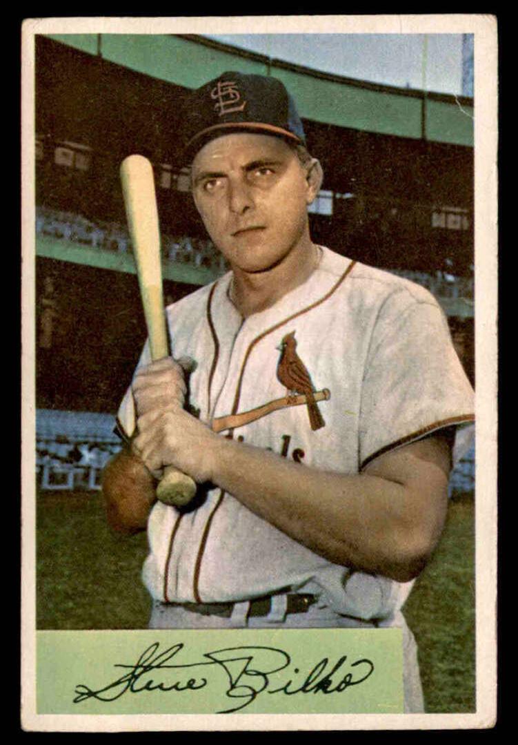 1954 Bowman Steve Bilko #206 card