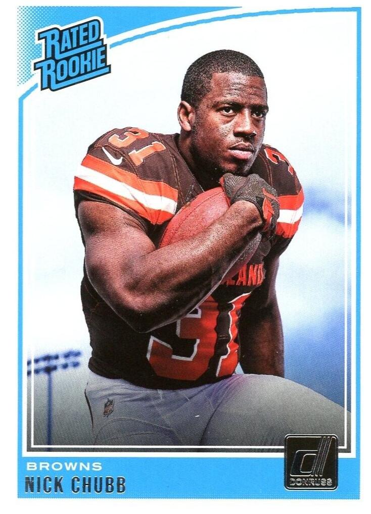Nick Chubb 2018 Panini Donruss Football