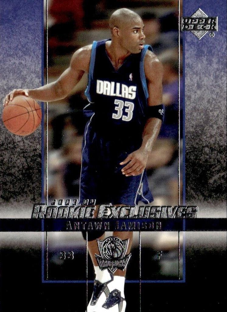 2003 Upper Deck Rookie Exclusives Antawn Jamison #45 card