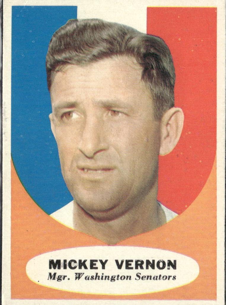 1961 Topps Mickey Vernon #134 card