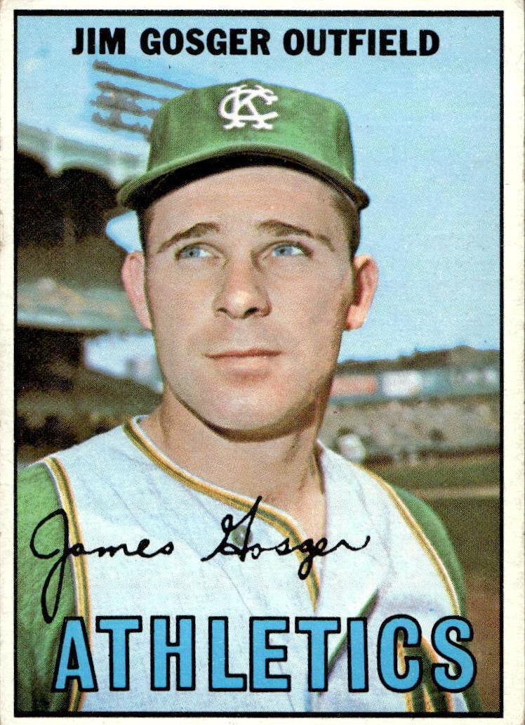 1967 Topps Jim Gosger #17 card