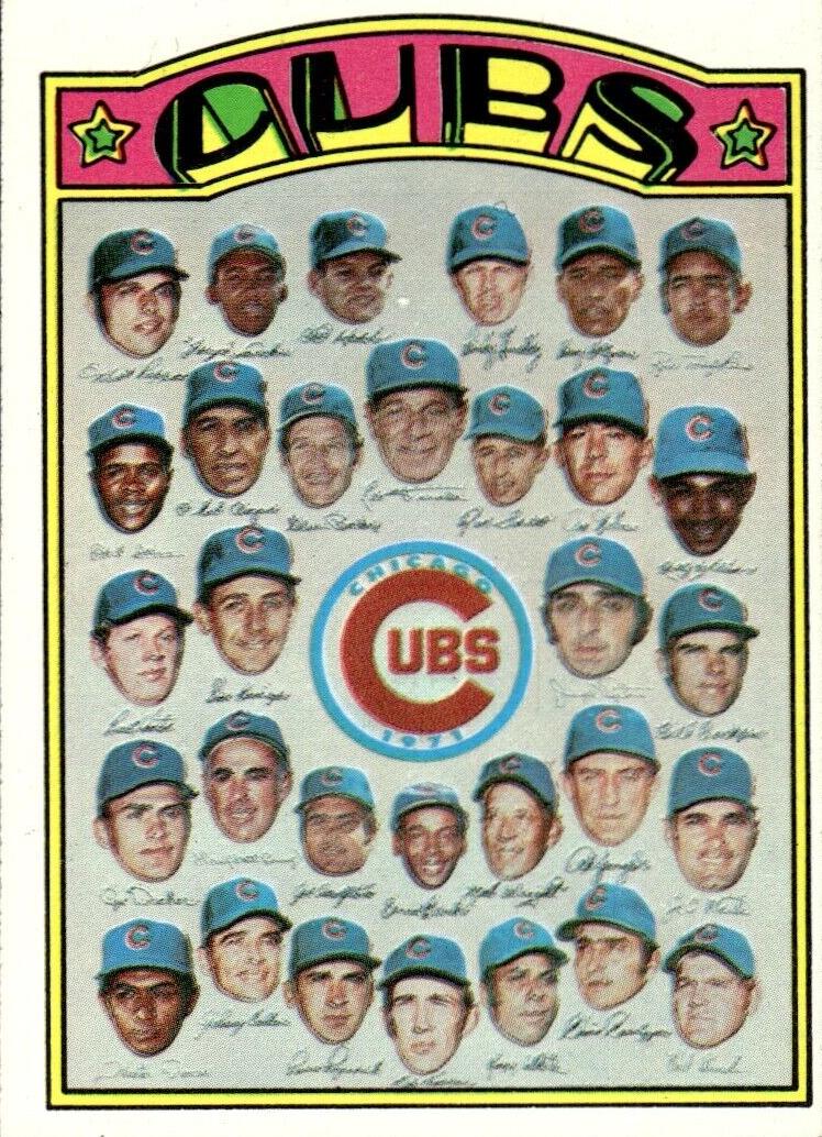 1972 Cubs Team #192