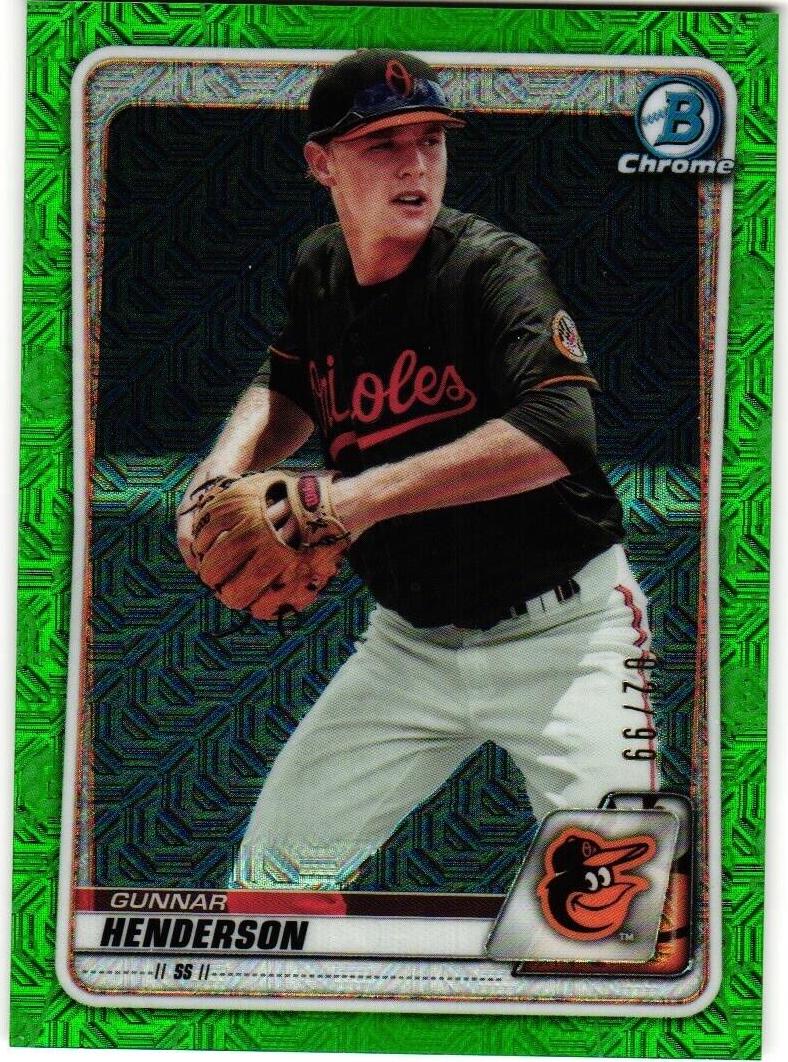2020 Bowman Gunnar Henderson #BCP-134 card