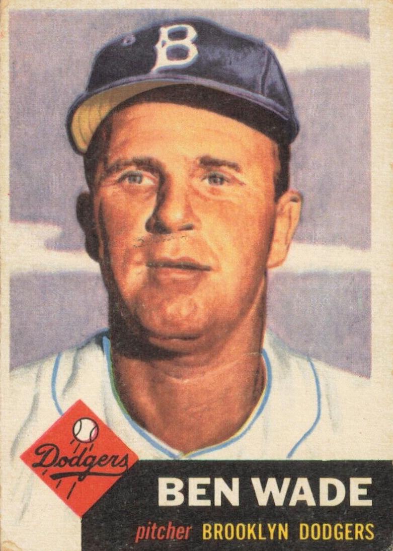 1953 Topps Ben Wade #4 card