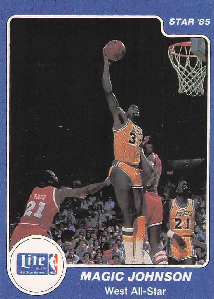 1985 Star Lite All Magic Johnson #11 card