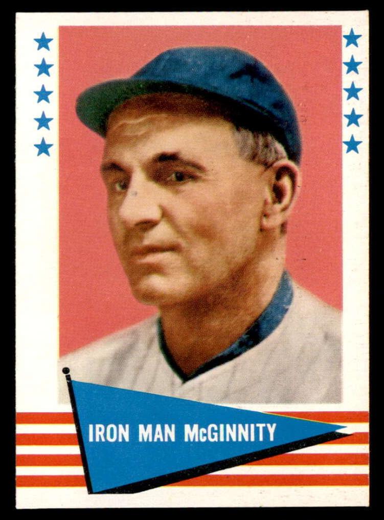1961 Fleer Iron Man Mcginnity #126 card