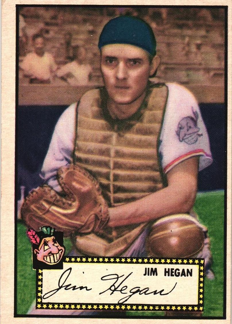 1952 Topps Jim Hegan #17 card