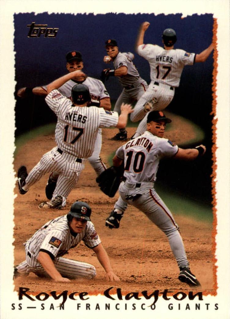 1995 Topps Royce Clayton #67 card
