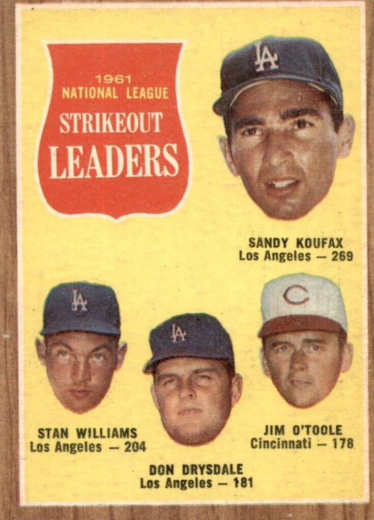 1962 Topps Sandy Koufax #60 card