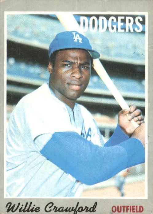 1970 Topps Willie Crawford #34 card