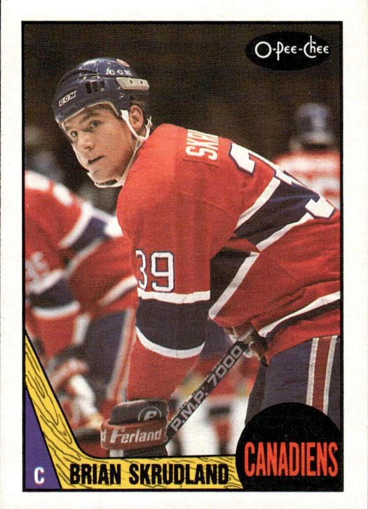 1987 O-Pee-Chee Brian Skrudland #235 card