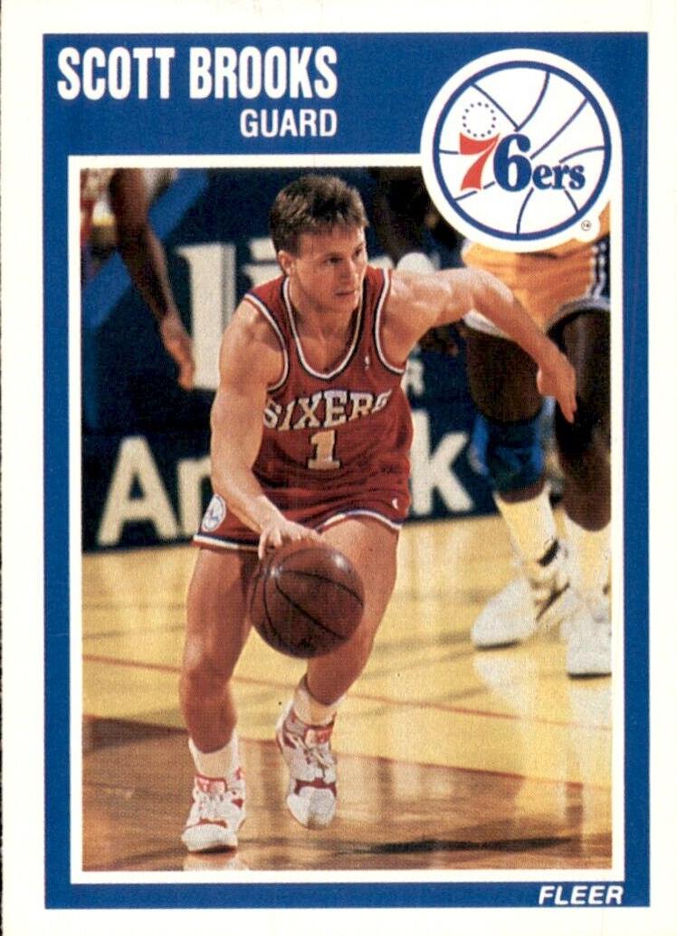 Scott Brooks 1989 Fleer Basketball