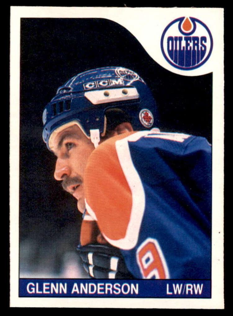 1985 O-Pee-Chee Glenn Anderson #168 card