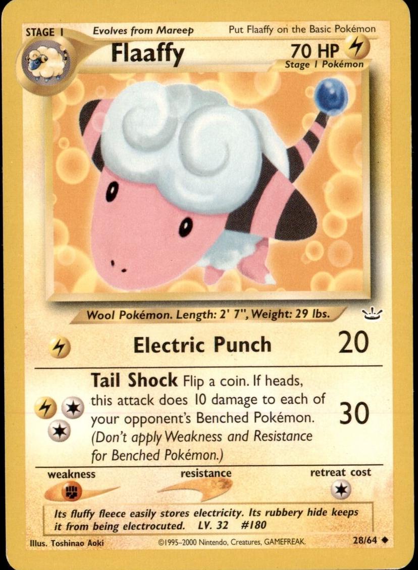 Flaaffy 2001 Pokemon Neo Revelation
