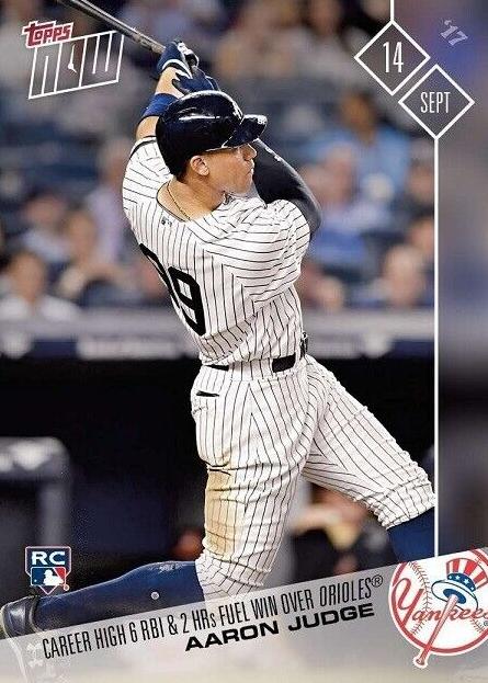 2017 Aaron Judge [Base - 6 RBI & 2 HRs] #605