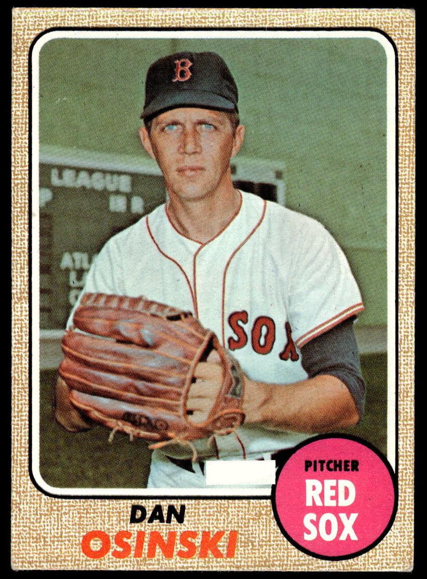1968 Topps Dan Osinski #331 card