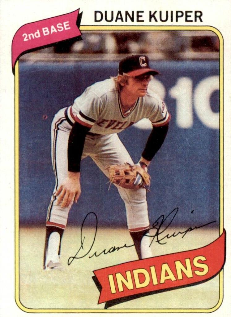 1980 Topps Duane Kuiper #429 card