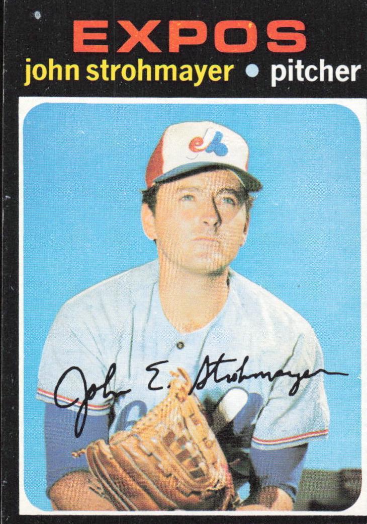 1971 Topps John Strohmayer #232 card