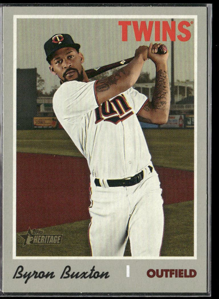 2019 Topps Heritage Baseball Byron Buxton #539